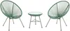 Vente-unique - ALIOS Gartensitzgruppe HarzGlas Grün - B 82 cm50 cm x H 83,5 cm50 cm x L 72 cm50 cm Bild 2