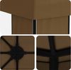 vidaXL Garten Pavillon 6 x 3 m Taupe Polyester und Stahl 190 3376012 Bild 5