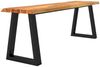 vidaXL Bank Baumkante 140 cm Massivholz Akazie 353294 Bild 3