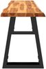 vidaXL Bank Baumkante 140 cm Massivholz Akazie 353294 Bild 5