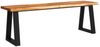 vidaXL Bank Baumkante 140 cm Massivholz Akazie 353294 Bild 2