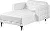 Chaiselongue ABERDEEN Kunstleder Weiß Bild 4