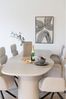 Esstisch >Maranola< in Hellgrau, MDF, Zement - 240x76x96cm (BxHxT) Bild 5