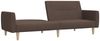 vidaXL Schlafsofa 2-Sitzer Taupe Stoff 375791 Bild 4