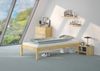 Erst-Holz Einzelbett natur, 100x200 cm, Kiefer massiv, inkl. Rollrost Bild 3