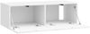 vidaXL Wandmontierter TV-Schrank Hochglanz Weiß 98 x 41 x 30 cm 898529 Bild 4