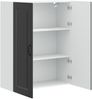 vidaXL Geschirrspülerfront Kalmar Schwarz 80 x 31 x 100 cm 884795 Bild 5