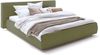 KAWOLA Bett CARLO Polsterbett Stoff olivgrün 180x200cm Bild 3