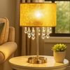 RGB LED Kristalllampe, Blattgold, Nickel matt, App-Steuerung Bild 2