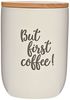 Cilio Vorratsdose Kaffeedose Keramik Holz | Auswahl : 1000ml creme matt Bild 3