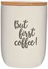 Cilio Vorratsdose Kaffeedose Keramik Holz | Auswahl : 1000ml creme matt Bild 2
