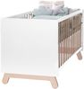 roba Kinderzimmerset 'Clara' 2-teilig - Bett 70 x 140 - Wickelkommode - Weiß / Natur Bild 3
