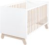 roba Kinderzimmerset 'Clara' 2-teilig - Bett 70 x 140 - Wickelkommode - Weiß / Natur Bild 2