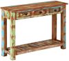 vidaXL Konsolentisch 110x30x76 cm Altholz Massiv 376705 Bild 2