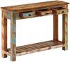 vidaXL Konsolentisch 110x30x76 cm Altholz Massiv 376705 Bild 4