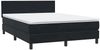 vidaXL Boxspringbett mit Matratze Schwarz 160x210 cm Samt 3316025 Bild 4