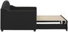 vidaXL Tagesbett Ausziehbar Schwarz 80x200 cm Stoff 3197527 Bild 4