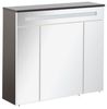 FACKELMANN KARA LED Spiegelschrank 80 cm breit, Weiß/Anthrazit Bild 3