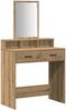 vidaXL Schminktisch Artisan-Eiche 79 x 41 x 140 cm Holzwerkstoff 865144 Bild 2