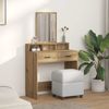 vidaXL Schminktisch Artisan-Eiche 79 x 41 x 140 cm Holzwerkstoff 865144 Bild 4
