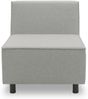 Gartenlounge Sessel Brandie 73x77x103 mit Outdoorbezug in silber Bild 2