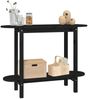 vidaXL Konsolentisch Schwarz 110x40x80 cm Massivholz Kiefer 822301 Bild 4