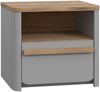 FORTE Surfinio Nako, Holzwerkstoff, Grau/Braun, 48,6 x 44,1 x 41,3 cm Bild 3