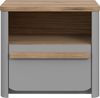 FORTE Surfinio Nako, Holzwerkstoff, Grau/Braun, 48,6 x 44,1 x 41,3 cm Bild 2