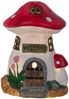 näve LED Solarleuchte Mushroom, LED fest integriert, Warmweiß, Pilzhaus bunt, LED warmweiß, inkl. Druckschalter, H: 17,3cm, L/B: 13cm Bild 4