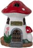 näve LED Solarleuchte Mushroom, LED fest integriert, Warmweiß, Pilzhaus bunt, LED warmweiß, inkl. Druckschalter, H: 17,3cm, L/B: 13cm Bild 3