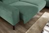 KAWOLA Sofa DELIA Ecksofa Feincord grün mit motorischem Sitzvorzug Recamiere rechts 74 x 219 x 276 cm Bild 2