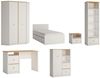 XL Küchenhängeschrank Kvantum 60x32,5x96cm 2-türig Farbe: weiß matt / grau (Q-W4/60) Bild 3