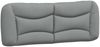 vidaXL Bett mit Matratze "Hvar" Hellgrau 180x200 cm Stoff 3208548 Bild 5