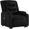 vidaXL Massagesessel mit Aufstehhilfe Elektrisch Schwarz Kunstleder 3206563 Bild 4