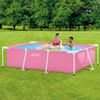 INTEX Metallrahmen Aufstellpool Rosa 220 x 150 x 60 cm Stahl und PVC 42035609 Bild 2