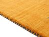 carpetfine 'Gabbeh Uni' Wollteppich, reine Wolle, Gelb, 200x290 cm Bild 4