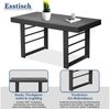 MeXo Gartenlounge-Set Gartenmöbel Set Aluminium Loungeset für Terrasse Balkon, (Esstisch, 1-tlg, 1×Tisch), wetterfest Gartentisch Balkontisch Loungetisch Kaffeetisch Bild 2