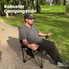 HOMECALL Campingstuhl Übergroßer Klappstuhl mit hoher Rückenlehne, XXL Faltstuhl Gepolstert (Bis 360KG Belastbar), Robust und Zuverlässig klappstuhl für Outdoor, Balkon, Garten Bild 2