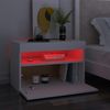 vidaXL TV-Schränke mit LED-Leuchten 2 Stk. Weiß 60x35x40cm 804410 Bild 4