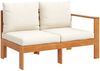vidaXL 4-tlg. Garten-Sofagarnitur mit Kissen Massivholz Akazie 3214857 Bild 4