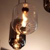 s.luce Velo Galerielampe 5-flammig Ø 60cm Baldachin Ø 18/20/25cm Braun, Klar, Rauch Bild 4