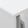 vidaXL Magazinregal Weiß 102 x 30 x 45 cm 890960 Bild 5