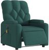 vidaXL Massagesessel Elektrisch Dunkelgrün Stoff 3204704 Bild 3