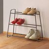 METALTEX 365553000 derby-3 LAVA Schuhregal mit 3 Etagen, 57x18x45 cm, TouchTherm, matt schwarz Bild 2