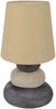 Tischlampe Wohnzimmer Tischleuchte Schlafzimmer Keramik Stoff Beige 3045227 Bild 5