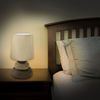Tischlampe Wohnzimmer Tischleuchte Schlafzimmer Keramik Stoff Beige 3045227 Bild 4