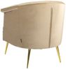 Bronx71 Stillsessel Amy Samt beige Bild 4