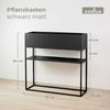 osoltus Pflanzkasten Raumteiler cube Black Schwarz Konsole 80 cm Bild 3