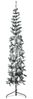 vidaXL Künstlicher Halb-Weihnachtsbaum mit Schnee Schlank 240 cm 344608 Bild 3