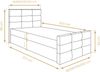 AX LIVING Bett mit Bettkasten 100x200 cm Argentaro Boxspringbett braun Bild 4
